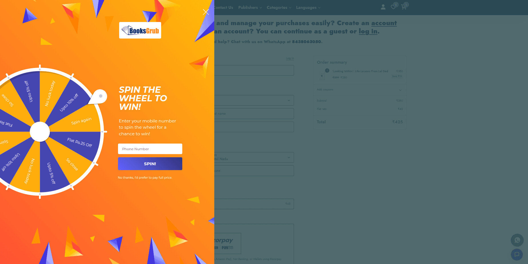 Booksgrub AI chatbot experience