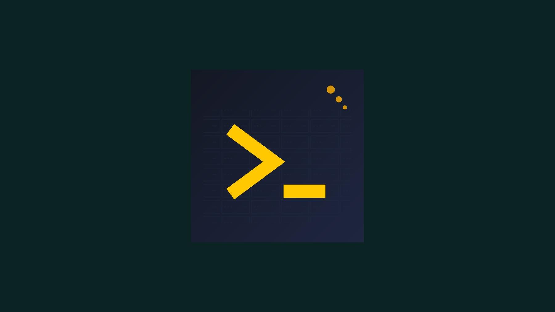 ServerDesk app icon, a gold terminal prompt on a dark background
