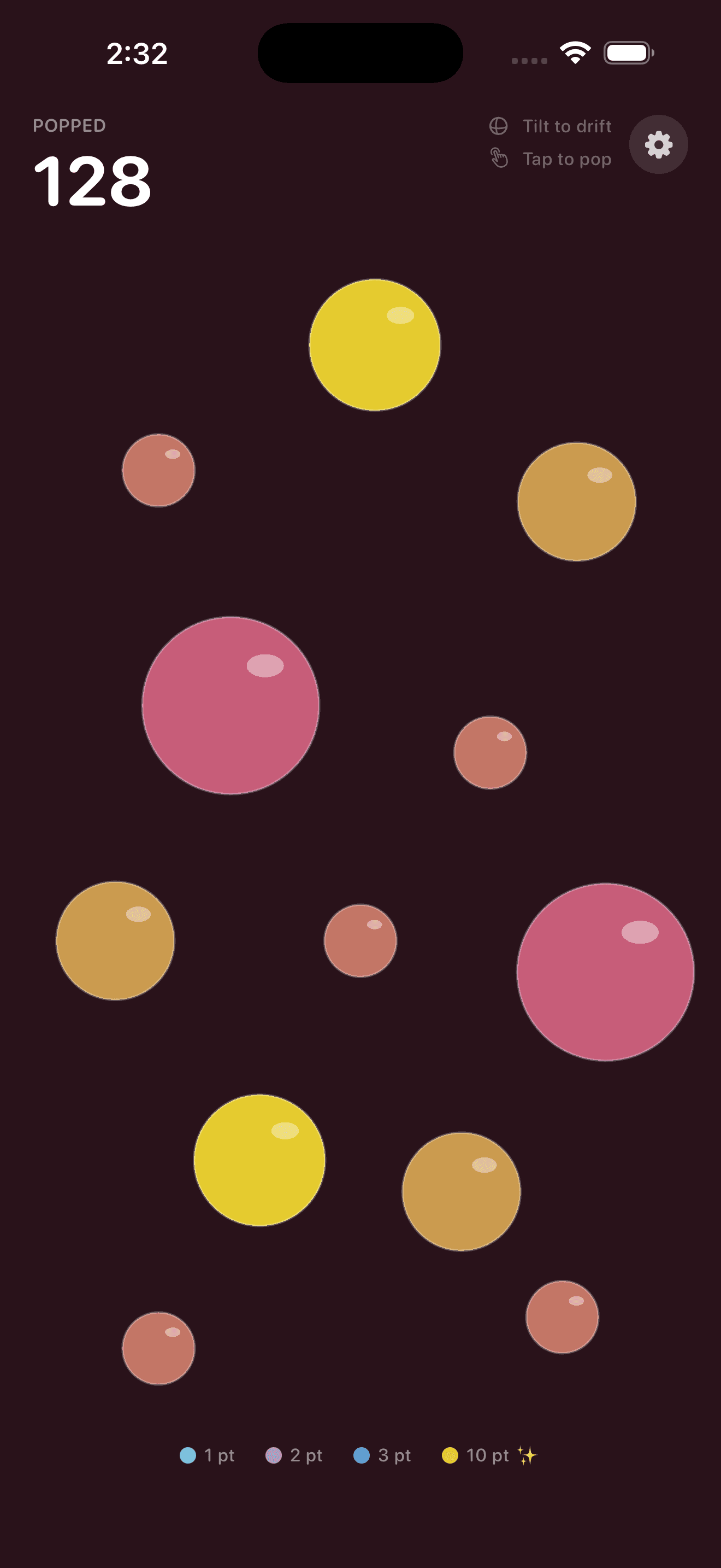 DG Stress Buster stress mood screen