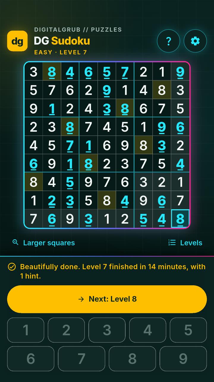 A completed puzzle: Beautifully done